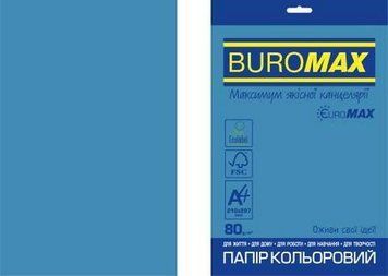 Папір кольоровий інтенсив Buromax EUROMAX INTENSIVE 20 аркушів А4 80 г/м2 синій (BM.2721320E-02) BM.2721320E-02 фото