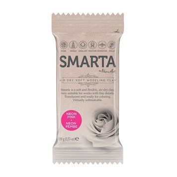 Пластика самозастигаюча Smarta неонова рожова 100 г (8682923974440) 8682923974440 фото
