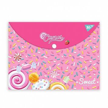 Папка-конверт на кнопці YES Sweet Cream A4 (492015) 492015 фото