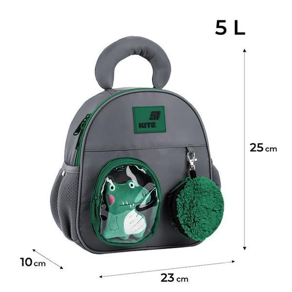 Дошкільний рюкзак Kite Kids Croco Boo (K26-2737XXS-2) K26-2737XXS-2 фото