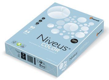 Папір кольоровий пастель Niveus OBL70 500 аркушів А4 80 г/м2 холодний-блакитний (A4.80.NVP.OBL70.500) A4.80.NVP.OBL70.500 фото