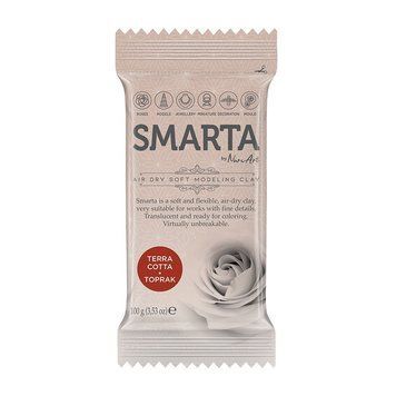 Пластика самозастигача Smarta теракота 100 г (8682923974044) 8682923974044 фото
