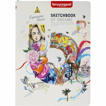 Скетчбук Bruynzeel Sketch блокнот 140 г/м2, 21х29,7 см, 80 л білий (8712079454661) 8712079454661 фото