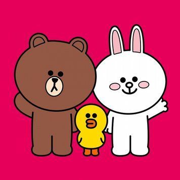 Картина за номерами Santi Line Friends. Браун, Саллі та Коні 25х25 см (955015) 955015 фото
