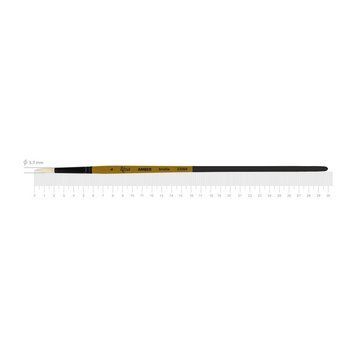 Пензель Rosa AMBER 2306R щетина кругла No4 д.р. (4823098533283) 4823098533283 фото