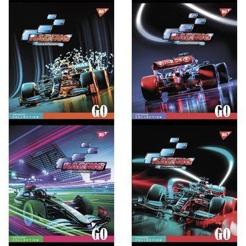 Зошит у клітинку 24 л YES Racing championship мікс обкладинок мат. ВДЛ+УФ-виб.+мікроембосінг (766836) 766836 фото