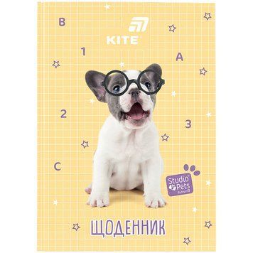 Щоденник шкільний Kite Studio Pets тверда обкладинка (SP26-262-1) SP26-262-1 фото