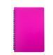 Записна книга блокнот Buromax BRIGHT LOGO2U A5 60 л клітка на пружині (BM.24554155-10) BM.24554155-10 фото 1