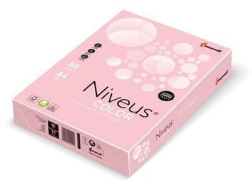 Папір кольоровий пастель Niveus OPI74 500 аркушів А4 80 г/м2 світло-рожевий (A4.80.NVP.OPI74.500) A4.80.NVP.OPI74.500 фото