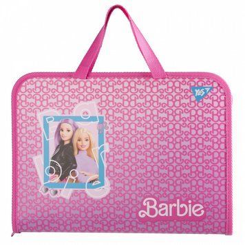Папка-портфель на блискавці із тканинними ручками Yes Barbie FC (492240) 492240 фото