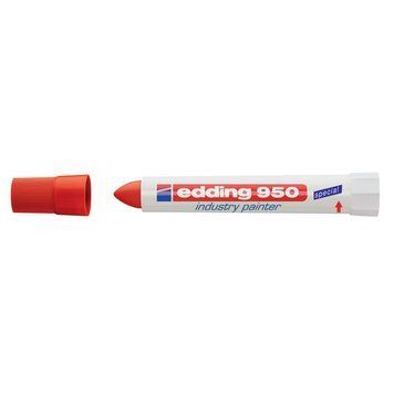 Лаковий Маркер промисловий Industry Paint Edding 10 мм червоний e-950/02 e-950/02 фото
