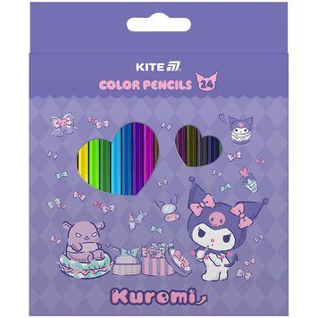Олівці кольорові Kite Kuromi 24 кольори (HK25-055) HK25-055 фото
