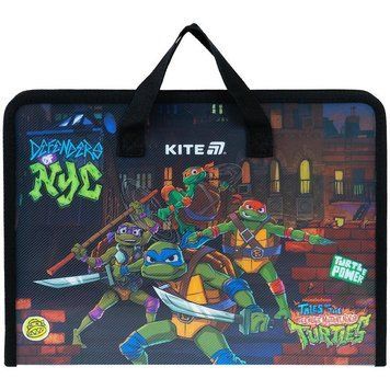 Папка-портфель на блискавці Kite Ninja Turtles А4 (NT25-202) NT25-202 фото