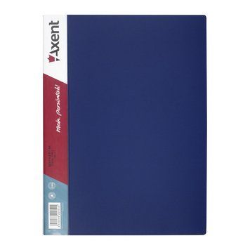Папка з файлами Axent А4 дисплей-книга 60 файлов синя 1060-02-А 1060-02-A фото