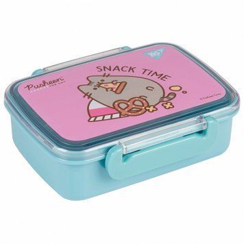 Ланчбокс Yes Pusheen 420 мл блакитний (708055) 708055 фото