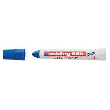 Лаковий Маркер промисловий Industry Paint Edding 10 мм синій e-950/05 e-950/03 фото