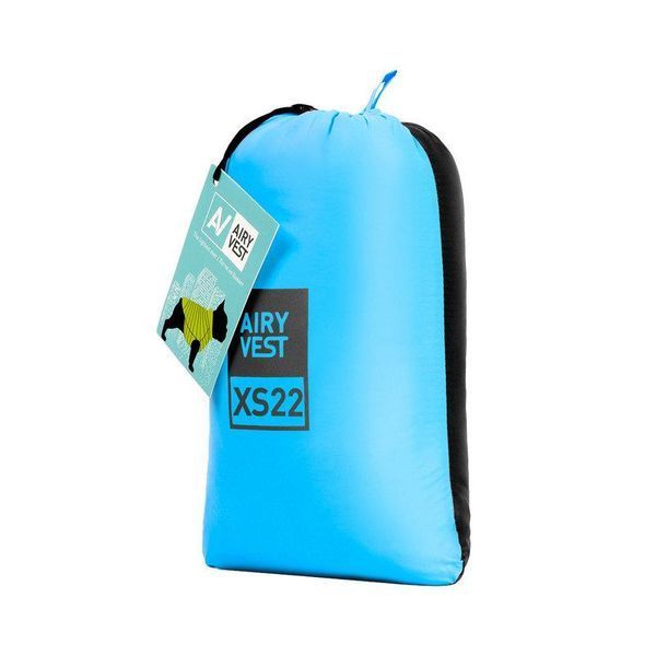 Курточка двостороння AiryVest для собак XS30 чорно-блакитна 1595 (4823089301501) 4823089301501 фото