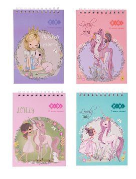 Записна книга блокнот ZiBi PRINCESS KIDS Line A6 40 л полигр.ефекти асорті (ZB.12155) ZB.12155 фото