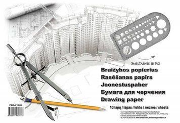 Склейка для малюнка For Education А4, 10л, Smiltainis 4770644480808 фото