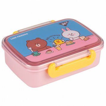 Ланчбокс Yes Line Friends 420 мл рожевий (708056) 708056 фото