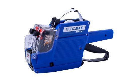 Этикет-пистолет двухстрочный вертикальный Buromax синий (BM.4311) BM.4311 фото