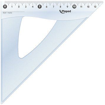 Косинець (гіпотенуза) Maped ESSENTIALS 45гр/210мм (MP.146123) MP.146123 фото