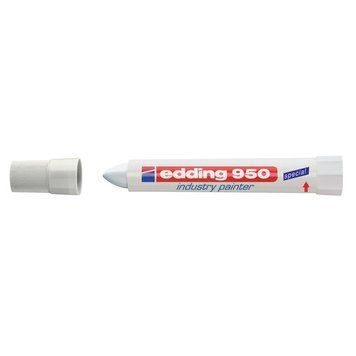 Лаковий Маркер промисловий Industry Paint Edding 10 мм білий e-950/11 e-950/11 фото