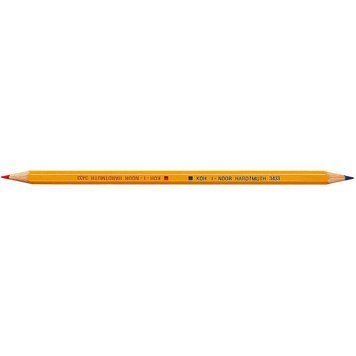 Олівець кольоровий Koh-i-noor червоно-синій грифель 3.2 мм 3433 3433 фото