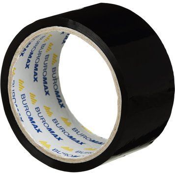 Клейка стрічка упак 48мм x 35м чорний BM.7007-01 фото