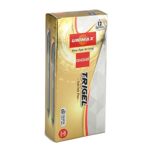 Ручка гелева Unimax Trigel-2 золото 1мм (UX-131-35) UX-131-35 фото