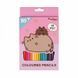 Олівці кольорові YES Pusheen 18 кольорів (290733) 290733 фото 1