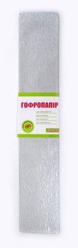 Папір гофрований срібло 20% (50смХ200см) (701545) 701545 фото
