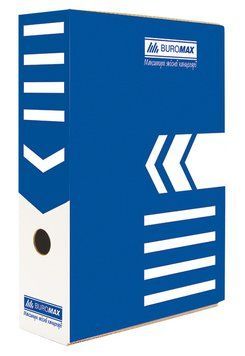 Бокс для архівації Buromax 80мм синій BM.3260-02 BM.3260-02 фото
