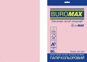 Папір кольоровий пастель Buromax EUROMAX PASTEL 20 аркушів А4 80 г/м2 рожевий (BM.2721220E-10) BM.2721220E-10 фото