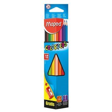 Олівці кольорові Maped COLOR PEPS Classic 12 цв з точилкою (MP.183213) MP.183213 фото