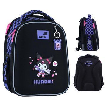 Рюкзак каркасний з ортопедичною спинкою Kite Education Kuromi (HK26-555S-3) HK26-555S-3 фото