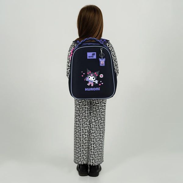 Рюкзак каркасний з ортопедичною спинкою Kite Education Kuromi (HK26-555S-3) HK26-555S-3 фото
