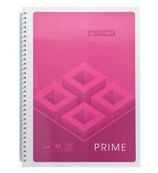 Записна книга блокнот Buromax PRIME A4 96 л клітка (BM.24451101-10) BM.24451101-10 фото