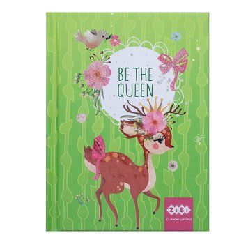 Записна книга блокнот А6 ZiBi BE THE QUEEN 64л. клітка салатовий тверда обл. (ZB.12713-15) ZB.12713-15 фото