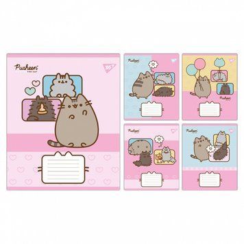 Зошит YES Pusheen Funny 18 арк. лінія мікс дизайнів (767606) 767606 фото