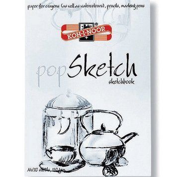 Альбом для скетчів Koh-I-Noor А4 110 г/м2 20 л (992001) 992001 фото