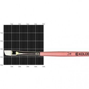 Синтетика угловя Flamingo 1023A № 1/2 к. р кисть Колос 4823064903966 фото
