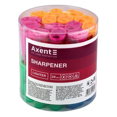 Точилка Axent з контейнером Lighter асорті 1155-A 1155-A фото