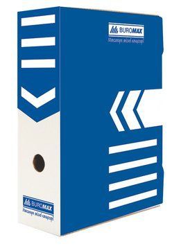 Бокс архівний Buromax 100 мм для архівації синій (BM.3261-02) BM.3261-02 фото