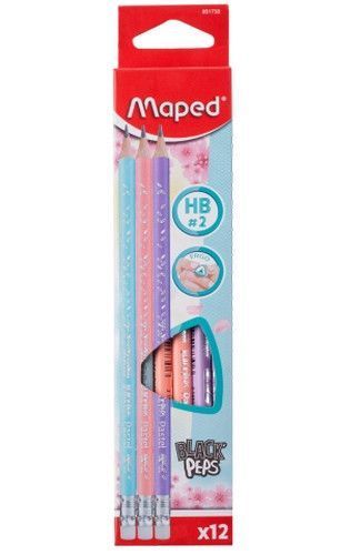 Олівець графітовий Maped BLACK PEPS PASTEL НВ (MP.851730) MP.851730 фото