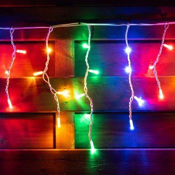 Електрогірлянда вулична Бахрома Novogodko 5.5 м 80 LED,багатокольорова, IP65 (801195) 801195 фото