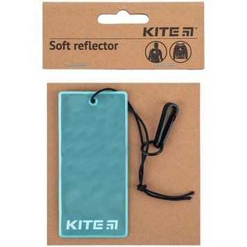 Світловідбивальна підвіска прямокутна м'яка Kite м'ятна (K23-109-3) K23-109-3 фото
