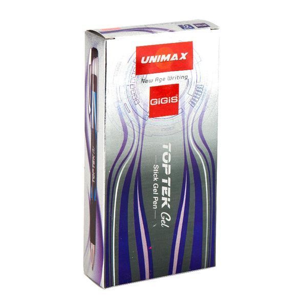 Ручка гелева Unimax Top Tek Gel синій UX-133-02 UX-133-02 фото
