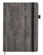 Записна книга блокнот Buromax WOOD A5 96 л клітина позов.шкіра сірий (BM.295114-09) BM.295114-09 фото 1