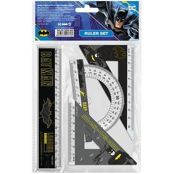 Набір лінійка 15 см 2 кос., трансп. Kite DC Batman (DC25-282) DC25-282 фото